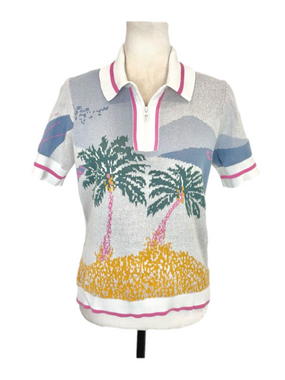 Cynthia Rowley palm tree sweater